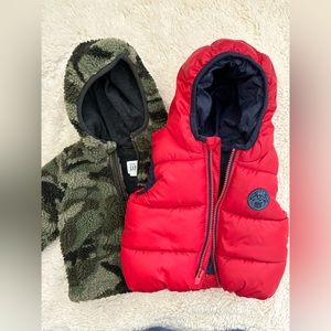 Baby Gap coat and vest bundle